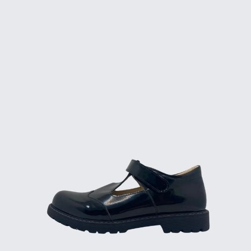 THISTLE PLAIN BLACK PATENT