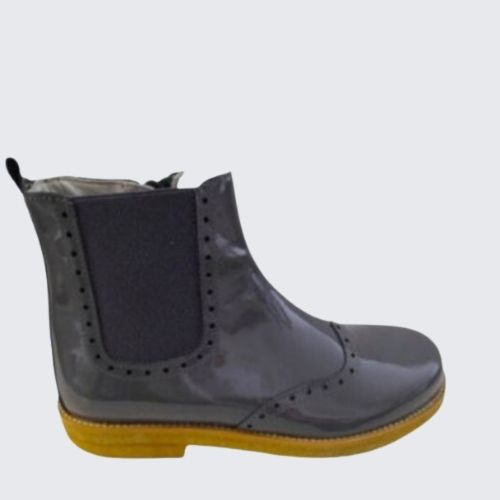 TT KIDS PLUTO GREY PATENT